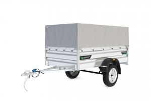 Автомобильный прицеп Титан 2513 (борт 50 см, тент 60 см) от интернет-магазина rossel.by