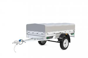 Автомобильный прицеп Титан 2513 (борт 30 см, тент 30 см) от интернет-магазина rossel.by