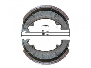 Колодки тормозные 242/244 (пара)