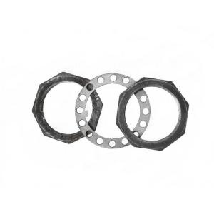 Гайка ступицы моста D-70мм, d-54мм (комплект 2шт гайки+1шт шайба) погрузчика Rossel