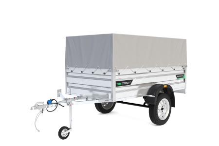 Автомобильный прицеп Титан 2513 (борт 50 см, тент 60 см) от интернет-магазина rossel.by