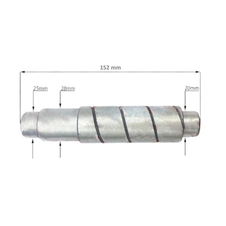 Вал повышающей/понижающей шестерни для 152/184 L152 от интернет-магазина rossel.by