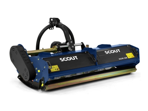 Мульчер (измельчитель) навесной с гидравлическим смещением СКАУТ GCHF-220 от интернет-магазина россел.рф