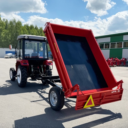 Полуприцеп-самосвал Уралец 1,5т. 3 стороны опрокидования от интернет-магазина rossel.by