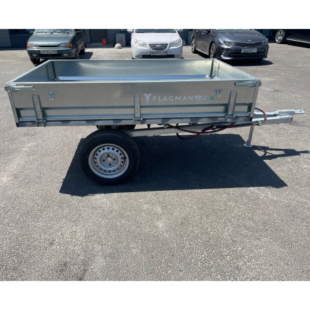 Прицеп Flagman (Флагман) C/ПТТ - 1,5 к мини-трактору (самосвальный) от интернет-магазина rossel.by