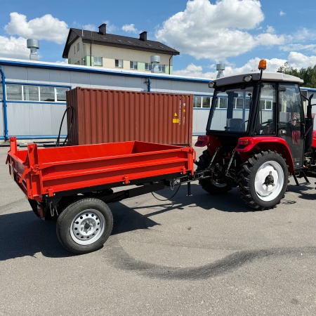 Полуприцеп-самосвал Уралец 1,5т. 3 стороны опрокидования от интернет-магазина rossel.by