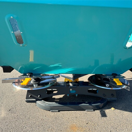 Разбрасыватель РУМ-1000 полевой усиленный, тентованный (порошковая покраска) от интернет-магазина россел.рф