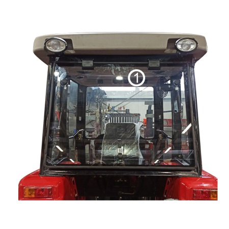 Комплект стекол на кабину к минитрактору Rossel RT-282D от интернет-магазина rossel.by