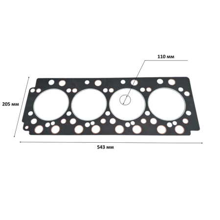 Прокладка ГБЦ двигателя YUNNEI YN33GBZ от интернет-магазина rossel.by