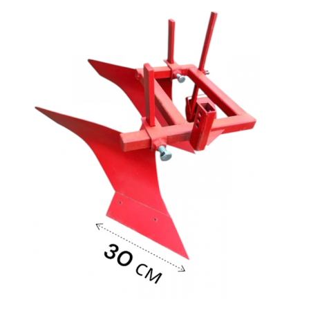 Плуг П1-2х215/14-13 для мотоблока МТЗ (сцепка под прямоугольник) от интернет-магазина россел.рф