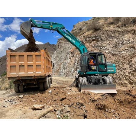 Колесный экскаватор Sunward SWE150W от интернет-магазина rossel.by