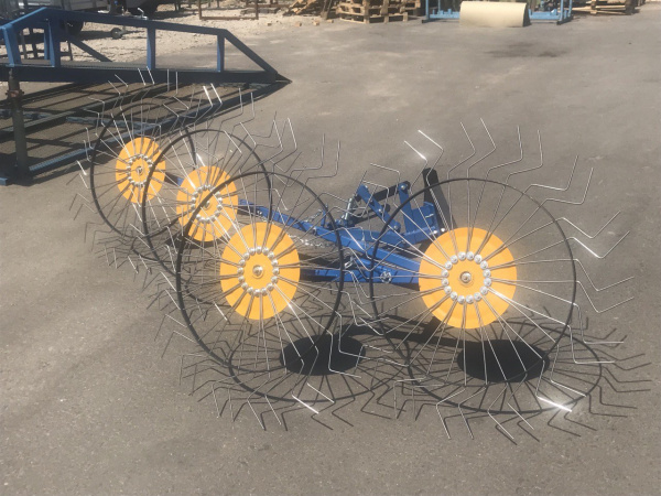 Грабли ворошилки ГВ-4К-230.3 Солнышко от интернет-магазина россел.рф