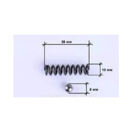 Пружина и шарик вилки передач R180/180N от интернет-магазина россел.рф