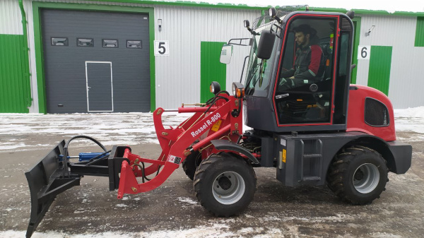 Отвал снежный для погрузчика (с гидроповоротом) от интернет-магазина rossel.by