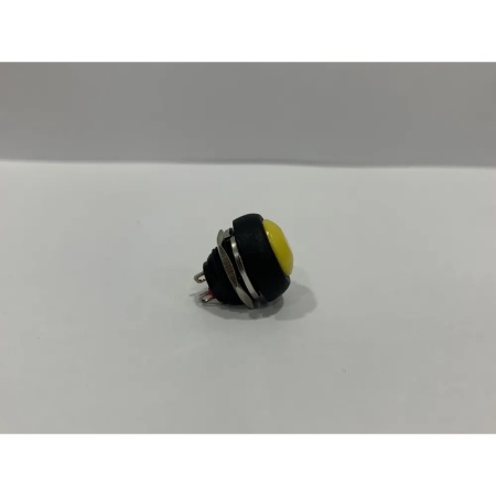 Переключатель кнопочный off-(on), без фиксации, желтый от интернет-магазина rossel.by