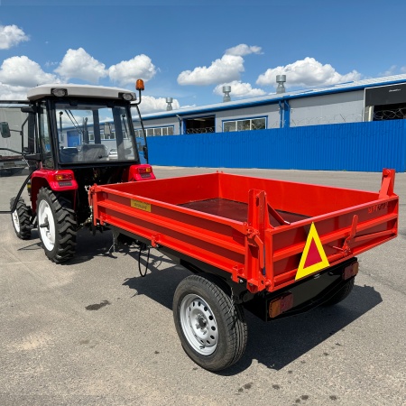 Полуприцеп-самосвал Уралец 1,5т. 3 стороны опрокидования от интернет-магазина rossel.by