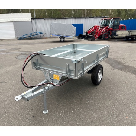 Прицеп Flagman (Флагман) C/ПТТ - 1,5 к мини-трактору (самосвальный) от интернет-магазина rossel.by