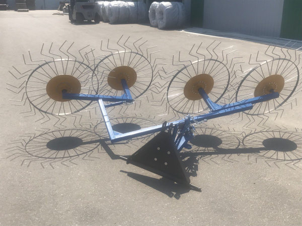 Грабли ворошилки ГВ-4К-230.3 Солнышко от интернет-магазина россел.рф