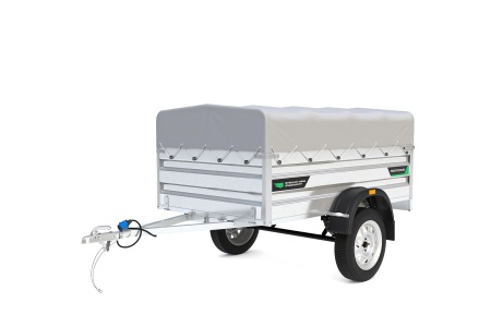Автомобильный прицеп Титан 2213 (борт 50 см, тент 30 см) от интернет-магазина rossel.by