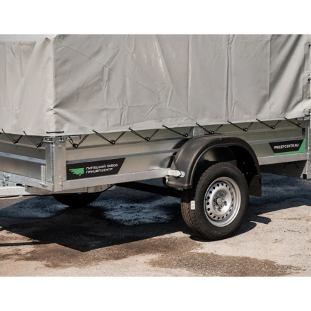 Автомобильный прицеп Титан 3015 (борт 50 см, тент аэро 120 см) от интернет-магазина rossel.by