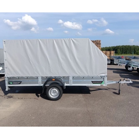 Автомобильный прицеп Титан 3015 (борт 30 см, тент аэро 120 см) от интернет-магазина rossel.by