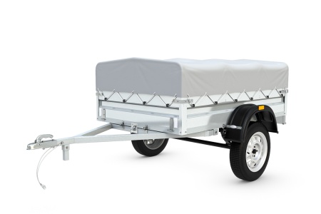 Автомобильный прицеп Титан 2013 (борт 30 см, тент 30 см) от интернет-магазина rossel.by
