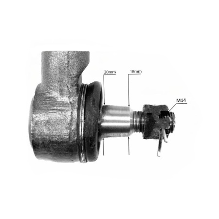 Наконечник рулевой (18-20мм резьба) левый от интернет-магазина rossel.by