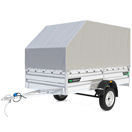 Автомобильный прицеп Титан 3015 (борт 50 см, тент аэро 120 см) от интернет-магазина rossel.by