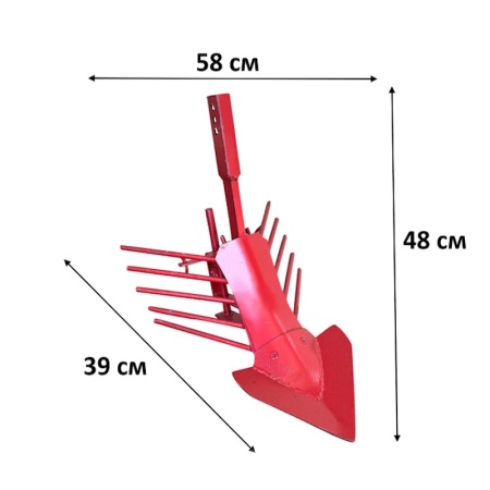 Плуг-картофелевыкапыватель П3-К3 для мотоблока МТЗ от интернет-магазина россел.рф
