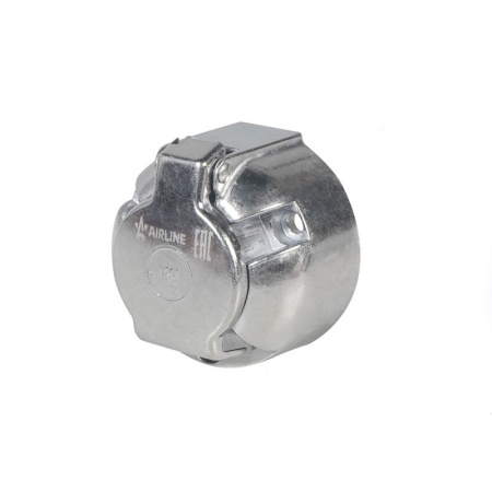 Розетка фаркопа, металл (12В, 7 контактов) от интернет-магазина rossel.by