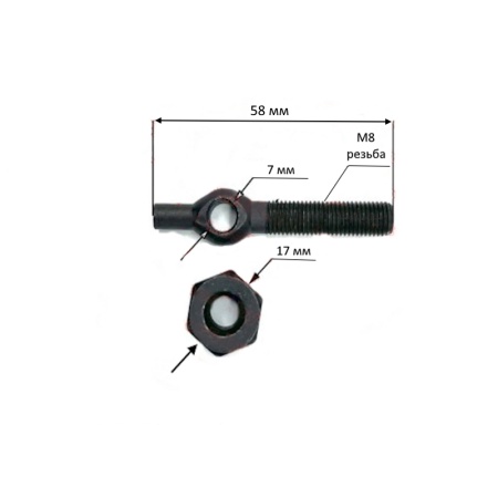 Болт регулировки сцепления 242/244 от интернет-магазина rossel.by